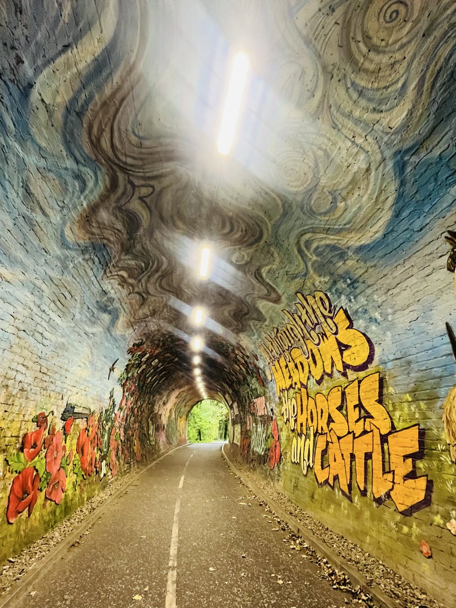 SOS149's tweet photo. Repurposed old train tunnel https://t.co/TfBi4At5xp