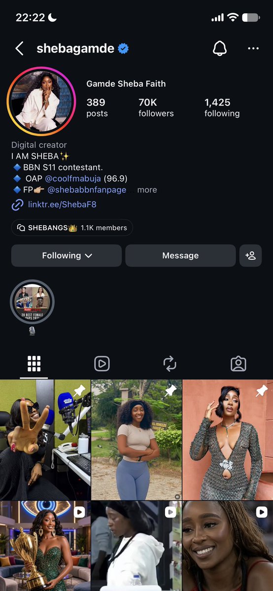 Cynea_x's tweet photo. FOLLOW SHEBA ON INSTAGRAM 👑🤍#BBnaija 
https://t.co/LE4QGEosar https://t.co/l0x8ZLn45Z