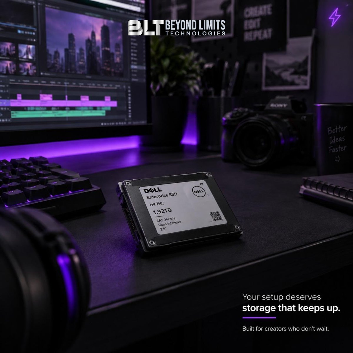 Bltech2026's tweet photo. Built for creators who don’t wait. ⚡
Dell NK7HC | 1.92TB | SAS 24Gb/s | Read Intensive
#BeyondLimitsTechnologies #DellEnterprise #EnterpriseSSD #DataStorage #EnterpriseHardware #ITInfrastructure #StorageSolutions #TechForBusiness #WorkstationSetup #CreatorsSetup https://t.co/UVAcw0ShiK