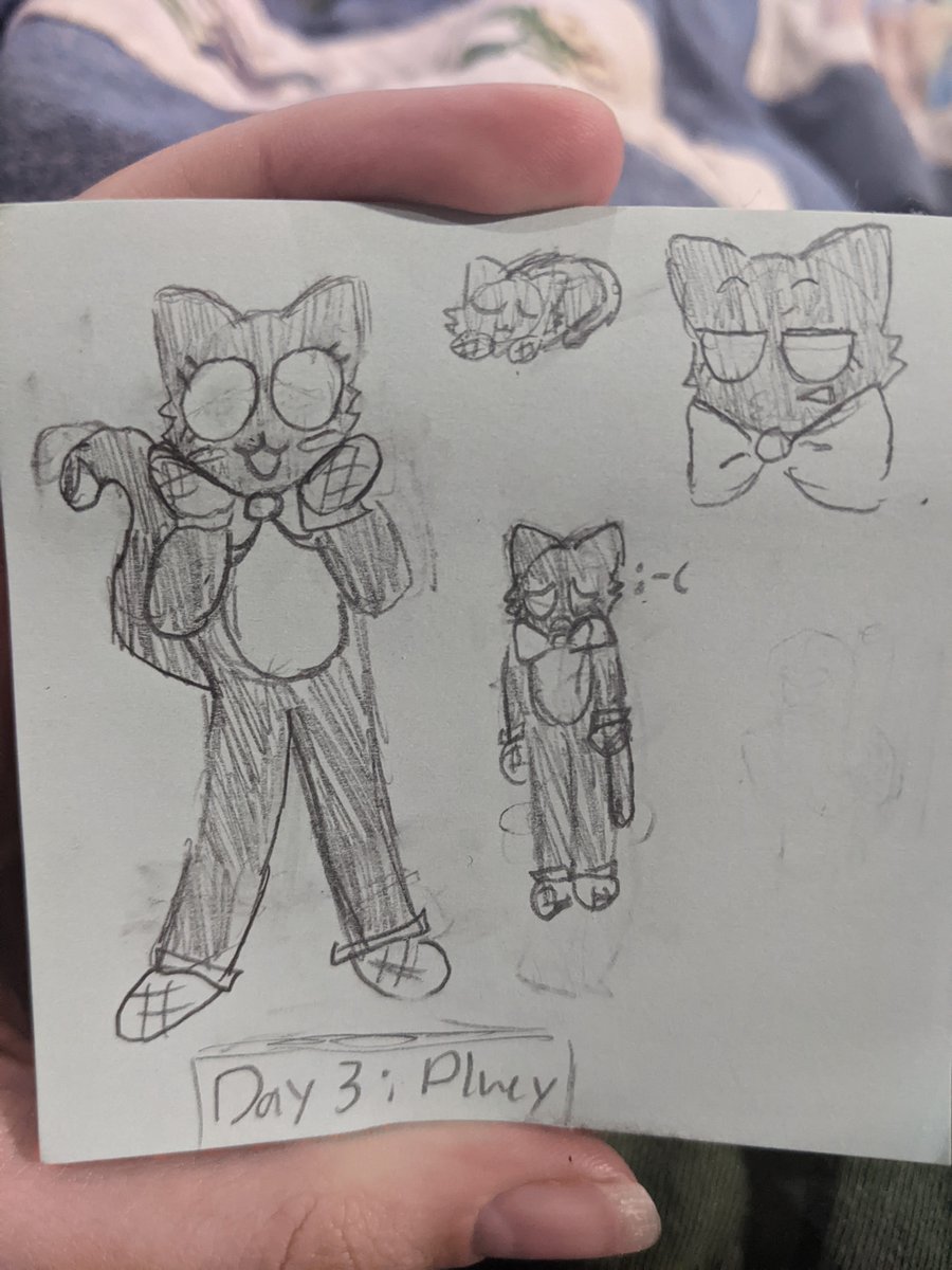 Sunshinegirl265's tweet photo. Day 3 of #Miketober2026! For Pluey probably being the Mike I draw the least, these are pretty good! https://t.co/zlEDUb7Z8C
