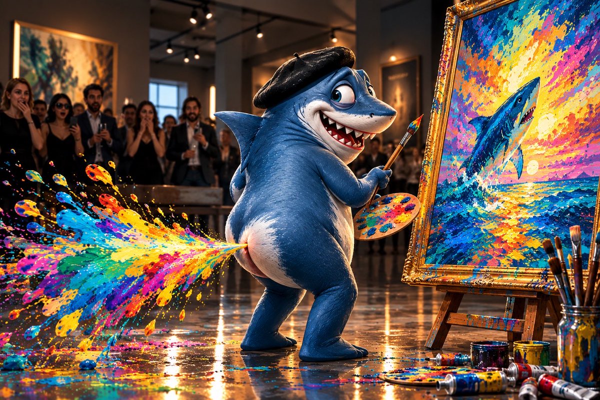SHARTSHARKSOL's tweet photo. Everyone wants the art. Nobody asks about the artist.
Nobody asks how long he held it in. Nobody asks how hard that meeting was.
Behind every masterpiece is a shark who just couldn't hold it anymore. 🦈💨🎨
$SHART

https://t.co/XK6rkEuZ8g https://t.co/sN04khX7D8