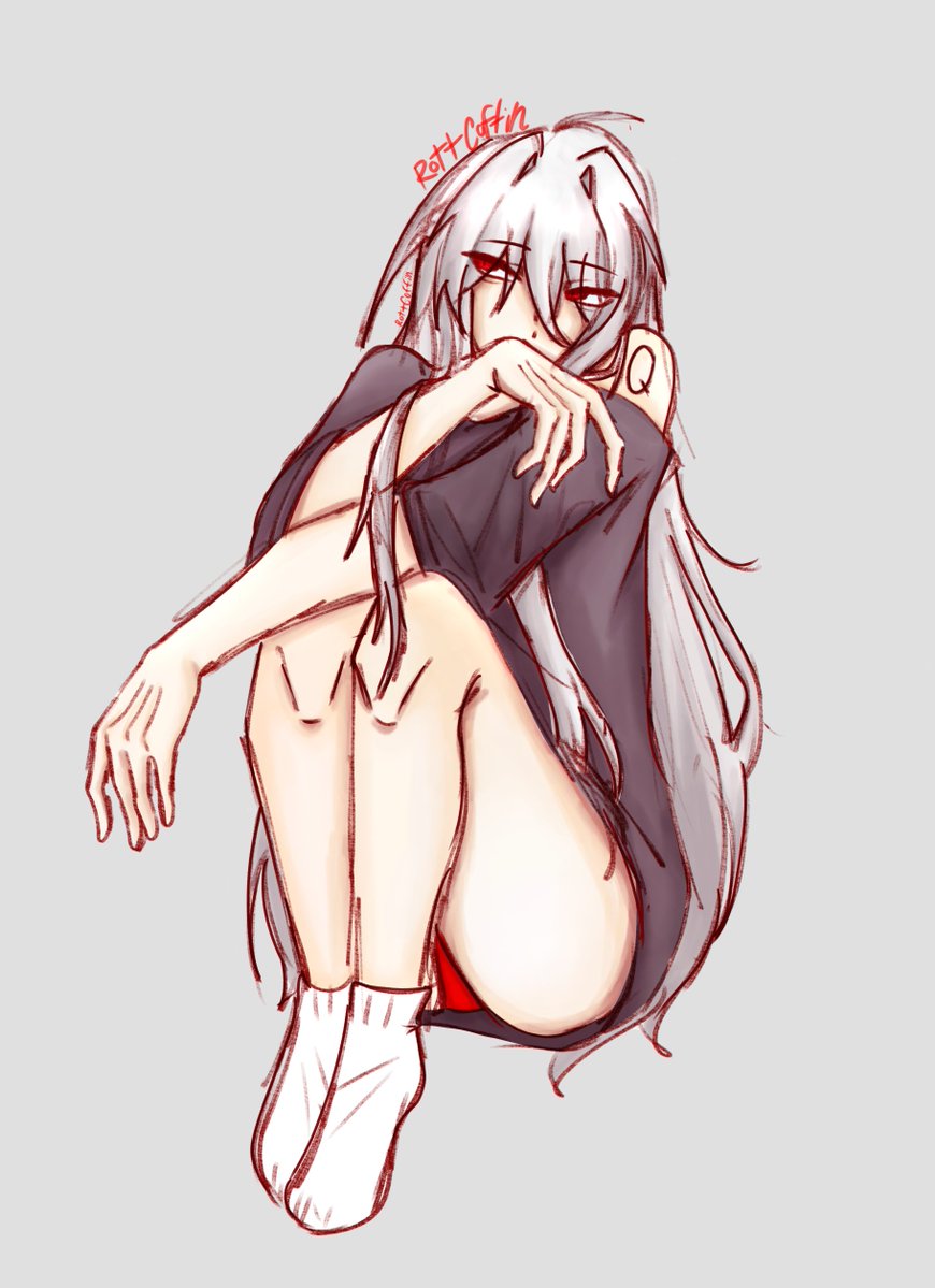Rott_coffin's tweet photo. I might not go with the template i ight just draw her every day #teitober https://t.co/KLTIYlr98c