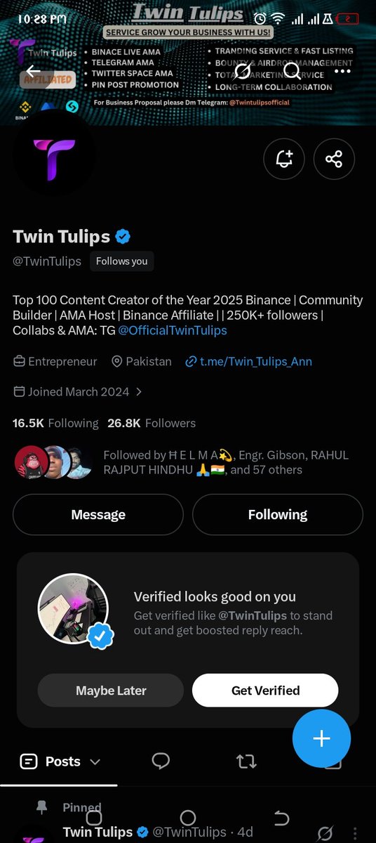 ECONSTHETECHBOY's tweet photo. @TwinTulips All tasks Completed 💯✅ https://t.co/xPehkrdcMa