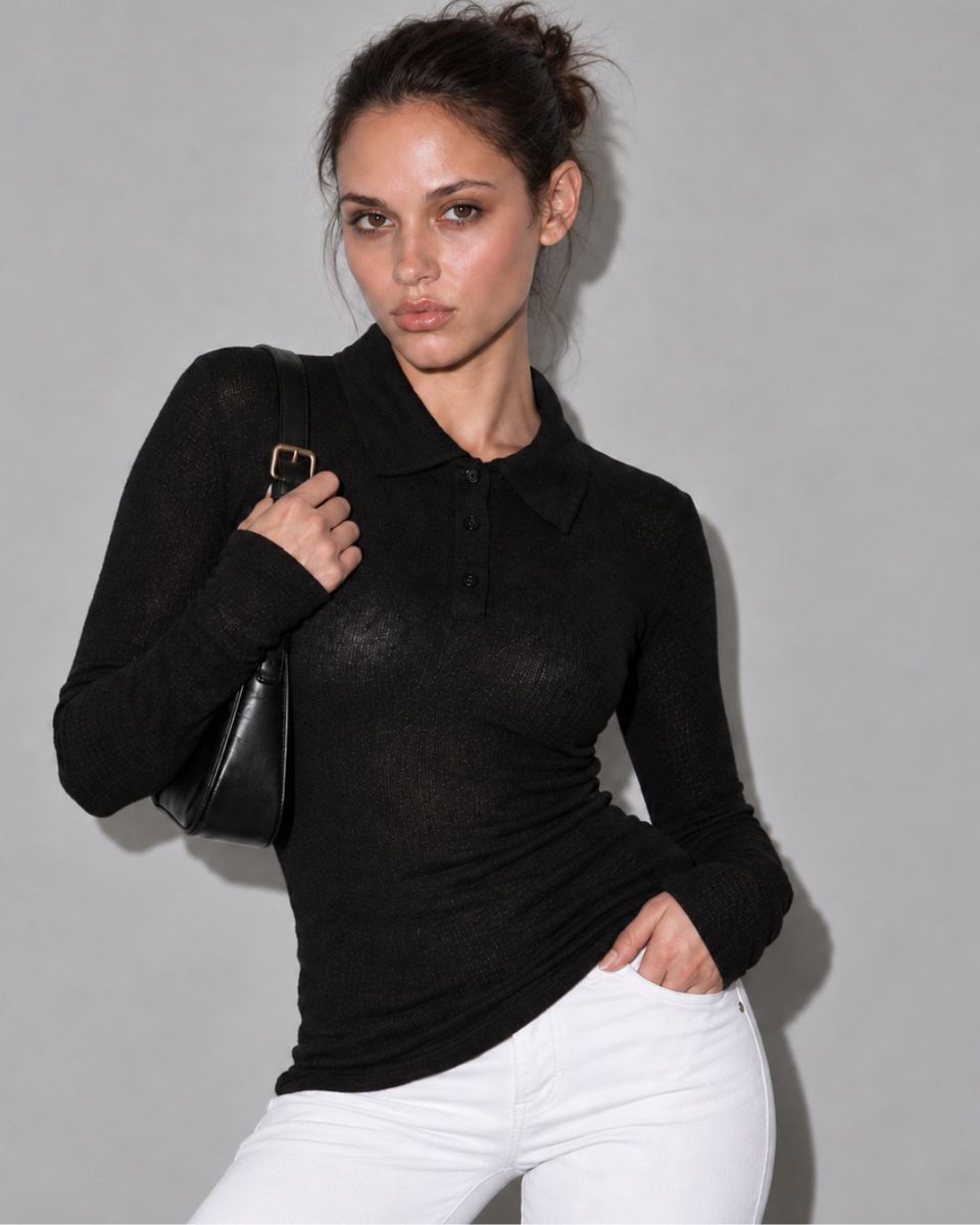 sureleapparel's tweet photo. Day-to-night dressing in black and white.
The Voss Polo Rib Top with white trousers. Easy enough for daytime, polished enough for dinner, and doing a lot more than a basic has any business doing.
#DayToNightStyle #PoloTop #SURELE https://t.co/mV9Mm7sNAI