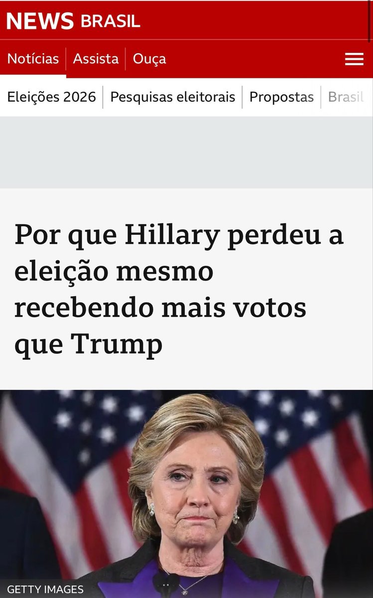 1eozinho01's tweet photo. Acho que antes desses estadunidenses questionarem as nossas eleições eles deviam questionar a do próprio país em que mesmo uma pessoa recebendo mais votos, pode perder a eleição https://t.co/be1LsUr8bc