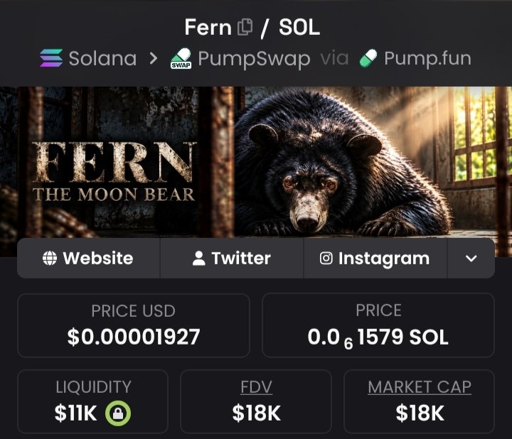 luckyosamu123's tweet photo. Onchain has been hot this week and token went to millions easily 

Next week will be giga bullish for $Fern 

I have the feeling within me. https://t.co/JY7G6zKeby