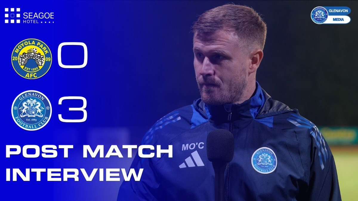 Glenavon_FC's tweet photo. REACTION | Michael O’Connor | Post Match Interview | Moyola Park 0-3 Glenavon | BSC | 3/10/26 |

https://t.co/q9XtOfXOWJ

#BeJustAndFearNot
#ToSeeTheMourneviewAces
#WeAreMourneview https://t.co/rIHQc9FicS