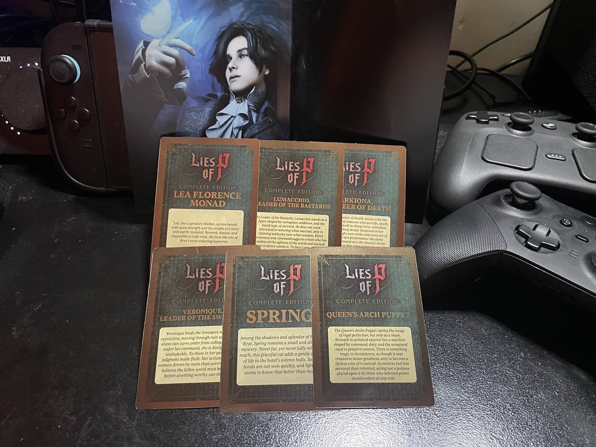 D1S3NT's tweet photo. Picked up my physical copies of Lies of P Complete Edition & Xenoblade Chronicles 2 Nintendo Switch 2 Edition from GameStop. Both have all the content on the cart & lies of p came with collectible cards.
#Nintendo #Neowiz #iam8bit #XenobladeChronicles2 #Switch2 #PhysicalMedia https://t.co/JWS2C7moR7