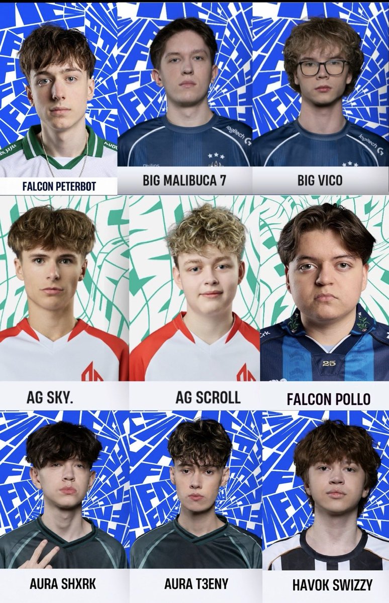 userisstack's tweet photo. EU TRIO FNCS 2027 ABOUT TO BE INSANE 🔥

- Peterbot x Malibuca x Vico
- Sky x Scroll x Pollo
- Shxrk x T3eny x Swizzy https://t.co/bJBLW0VBWs