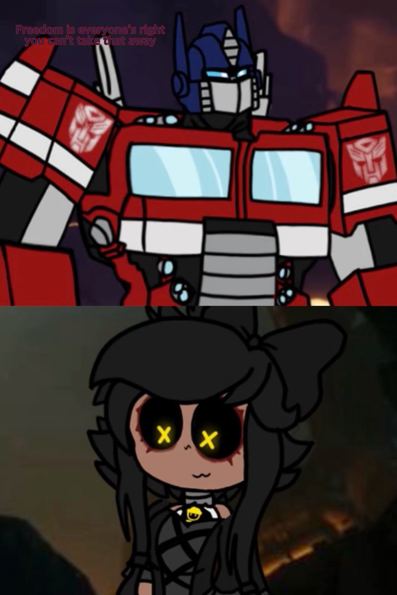 DarkEcho_1954's tweet photo. Optimus confronts Cyn 
#transformers #murderdrones #optimusprime #cynessa https://t.co/y7q79QN6Cs
