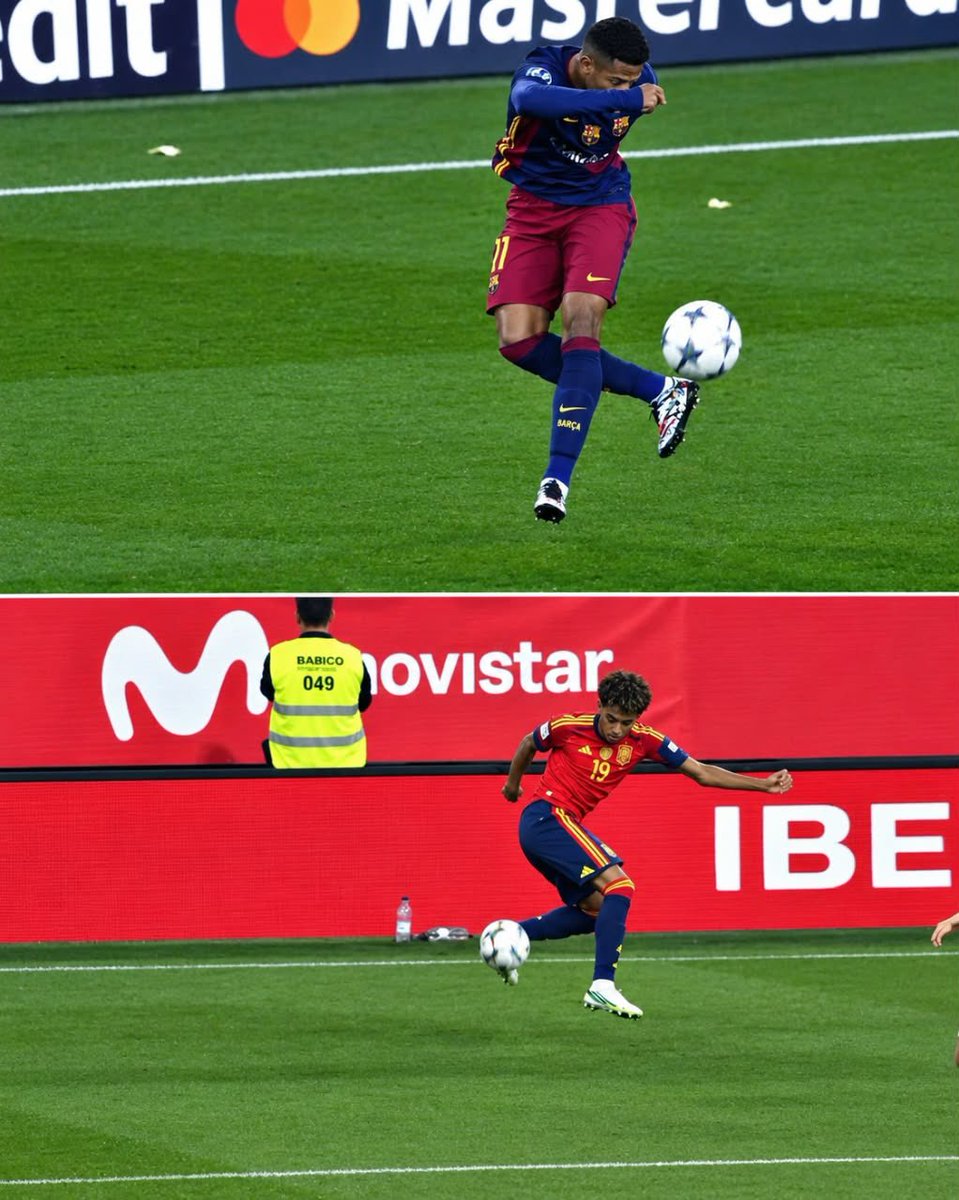 KINGTITO06's tweet photo. Yamal will always disappoint his haters 

#uefanationsleague #barcelona https://t.co/flU3u4M9bG
