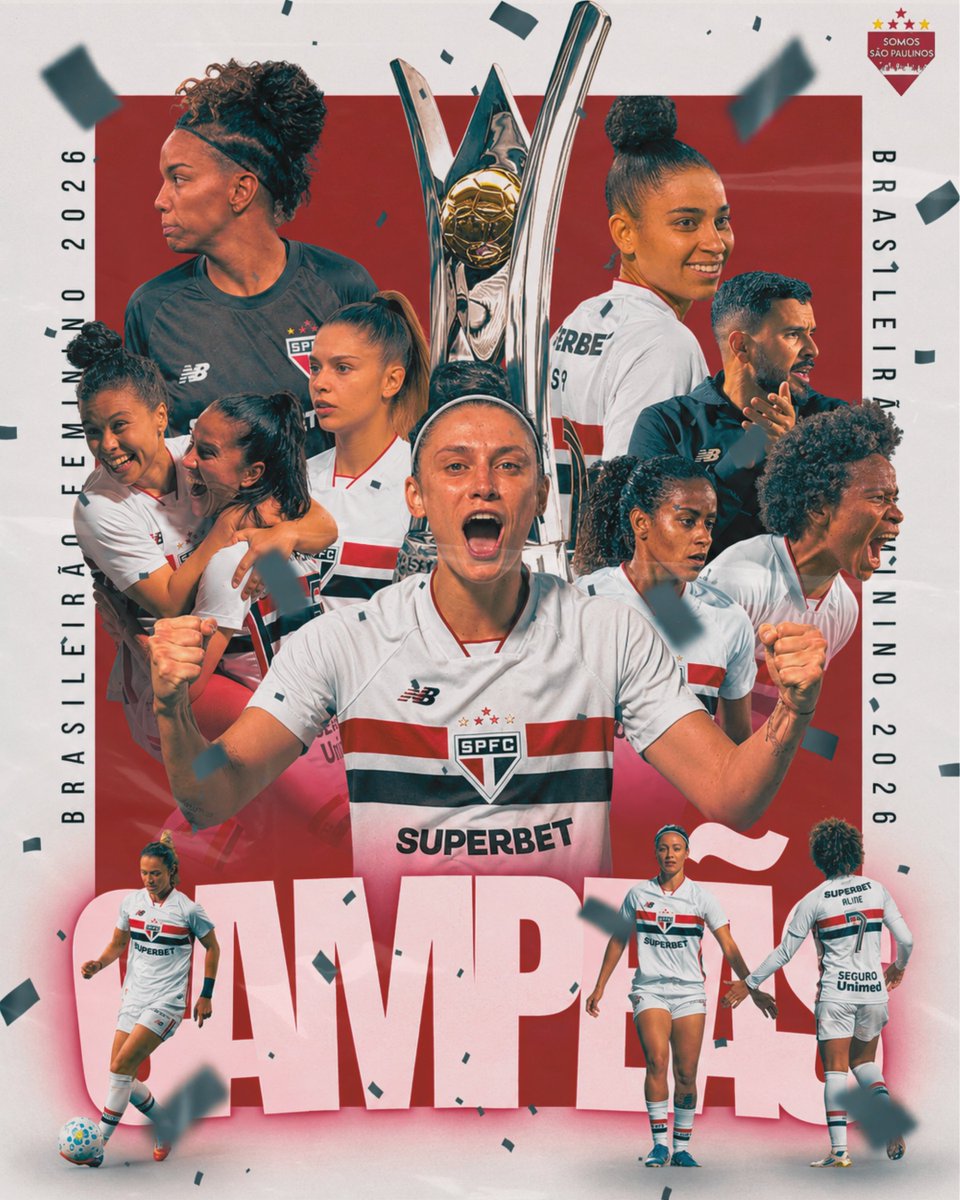 somosaopaulinos's tweet photo. É CAMPEÃO!!!!! É CAMPEÃO!!!!! 🏆🇾🇪

SÃO PAULO VENCE O CORINTHIANS E CONQUISTA O CAMPEONATO BRASILEIRO FEMININO.

📸 90zine https://t.co/L71UpjcuXS