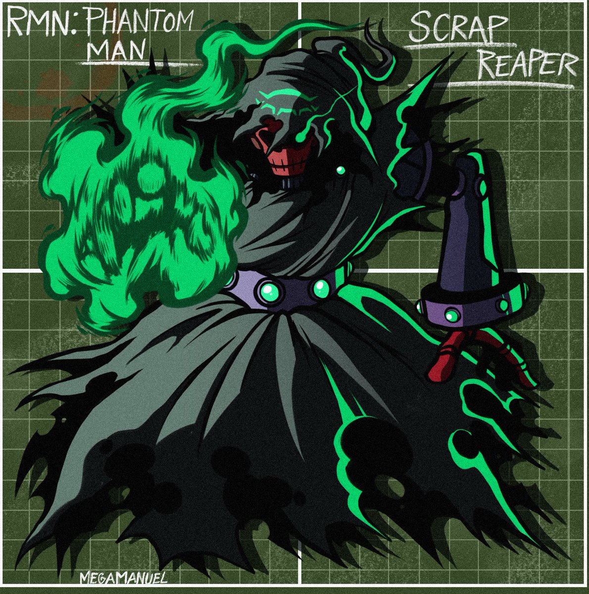 MegaManuel2001's tweet photo. Robot Oc of the week: Phantom Man

The robot is a redesign of a much older drawing of an original idea thought of, from one of my followers during an old art stream. Thank you for sharing your creative ideas so I can bring them to life! 

#megaman #oc https://t.co/pxZOyL58M9