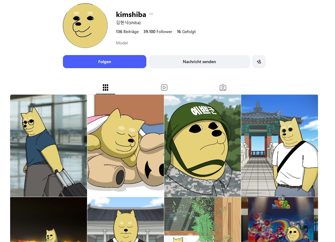 BrianDevoor's tweet photo. Just Found the Korean Doge!

50M VIEWS ON KOREAN SOCIAL MEDIA.

https://t.co/fYSjFaVmEc

Kim Hyunsik (김현식) is a character from the animated series Beast Friends.
His appearance is based on Kabosu, also known as Doge.

He was born in January 2017 and is a patriotic influencer with millions of followers on IG

IG - https://t.co/qma9DvLDtx

https://t.co/mOLTDSAjUe