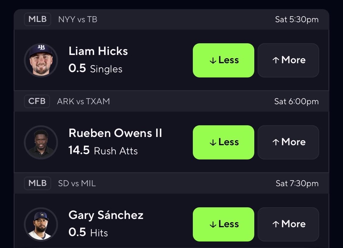 emilebagrey's tweet photo. UNDER PROPS EXIST 4 A REASON‼️

When this 6X CASH✅…. I’ll SHARE ALL THE PROFIT w/ WHOEVER LIKES💙

DEAL⁉️🤝

https://t.co/FdsnbXfrhA

#Gambling𝕏 #PrizePicks #CFB #MLB https://t.co/u7DYA438OI