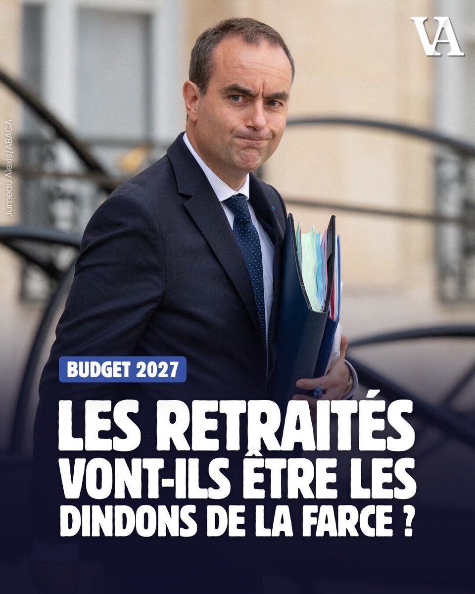 GENGIS9999's tweet photo. 🗞️ Le couperet est tombé pour les 18 millions de retraités en France. Les pensions supérieures à 1260 euros seront gelées l’année prochaine. De quoi nourrir la colère des retraités concernés... https://t.co/lYWITAWWm5