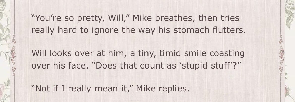 wheelersword's tweet photo. i’m so sad about the prospect of movie nights ending i’m holding back from reading new chapter bc i fear i might crumble into pieces 

i love tpomn mike and will so much :’( https://t.co/qt5YZjIcq8