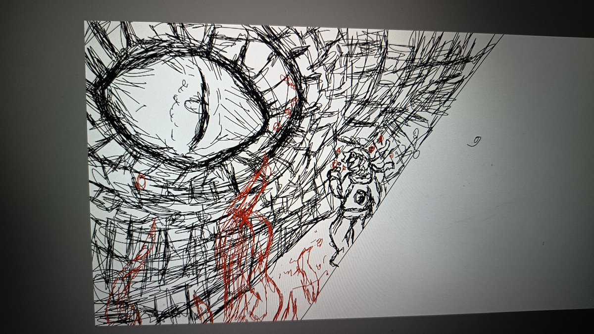 koyaa45's tweet photo. I don't know how to draw scales. (The other side will be done shortly, and the coloring someday)

#tsftl https://t.co/DI9f8cr76m
