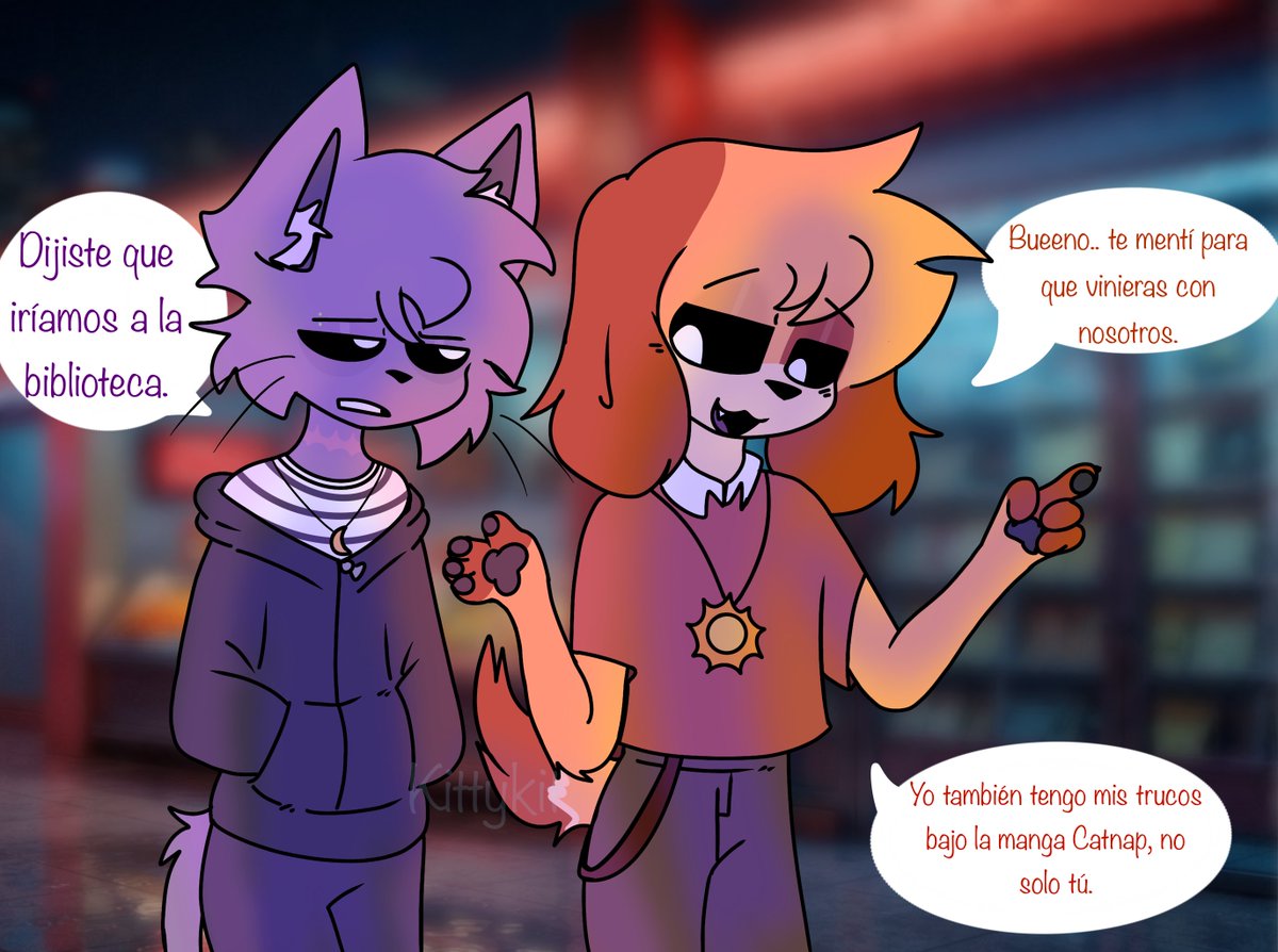 Kittykit_draws's tweet photo. Chill Night
🗨️ ESP | ENG

// Another simple drawing #Catnap #Dogday #SmilingCrittersAu #furry #furryart #furryfandom https://t.co/kQEg4Rzjo6