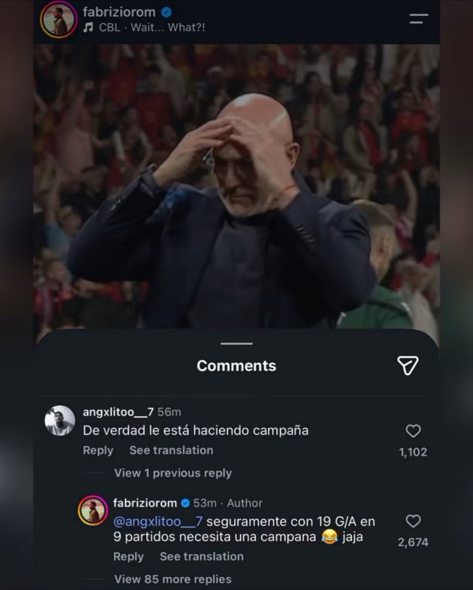 LMDFoot_'s tweet photo. Fabrizio Romano répond à un supporter qui l’accuse de faire campagne pour Lamine Yamal pour le Ballln d’or :

- Supporter : « Tu fais vraiment campagne pour lui. »

- Fabrizio Romano : « Avec 19 buts et passes décisives en 9 matchs, c’est sûr qu’il a besoin de nous pour faire campagne en sa faveur, haha 😄. »