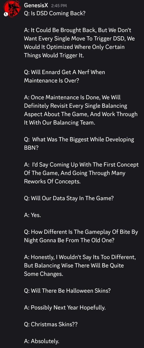GenesisXBBNews1's tweet photo. (REPOST)

The QNA Has Officially Ended Recently!

Heres The List Of All The Question's Asked And Answered During The QNA.

I Apologize If Theres Any Typos Of Any Sort Or If I Missed Any.

(REST OF THE IMAGES IN REPLIES) https://t.co/oKmPgA4Ngx