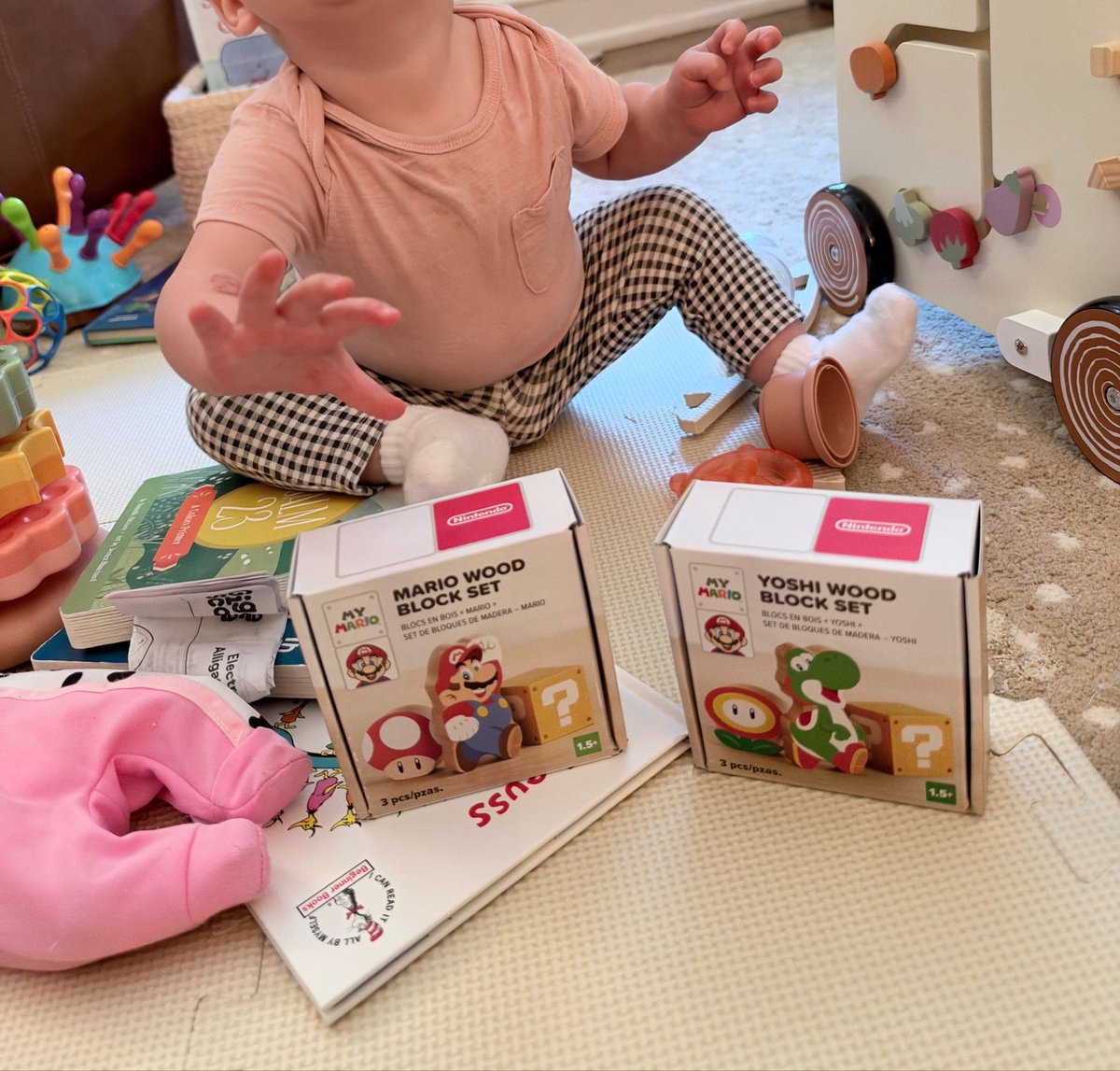 jakewinkel_'s tweet photo. Picked these #MyMario block sets up for my daughter at @NintendoStoreUS when in NYC this week - needless to say we are both excited! https://t.co/Ai6vKLMDFA