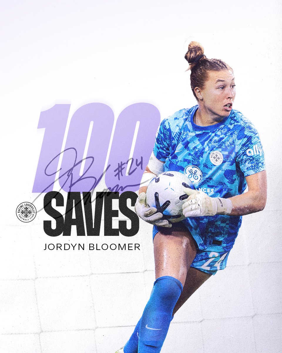 RacingLouFC's tweet photo. JB keeps it 💯🔥

The seventh goalkeeper in league history to have a triple-digit save season! https://t.co/6KpAxKxmZi
