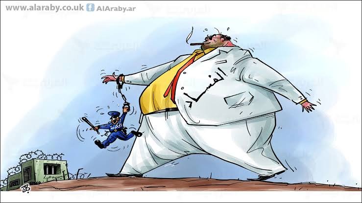 mar_titanbrain's tweet photo. @com0ing هذه الكاريكاتير هو من اعطاني فكرة اني اطلب من ai يرسم وحش الفقر https://t.co/XidmBhejvP