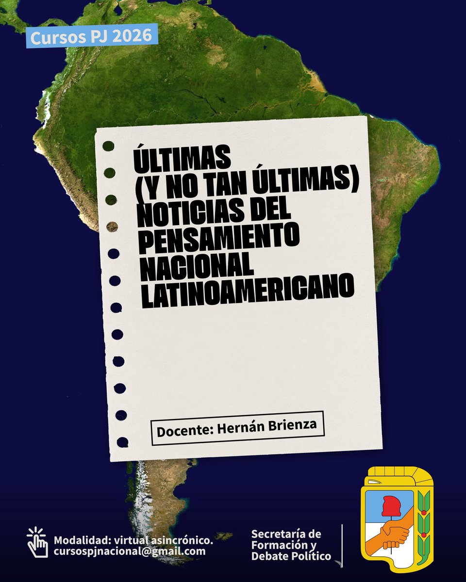p_justicialista's tweet photo. • ÚLTIMAS (Y NO TAN ÚLTIMAS) NOTICIAS DEL PENSAMIENTO NACIONAL LATINOAMERICANO 

👉🏼 Con Hernán Brienza https://t.co/CpArE3PWPZ