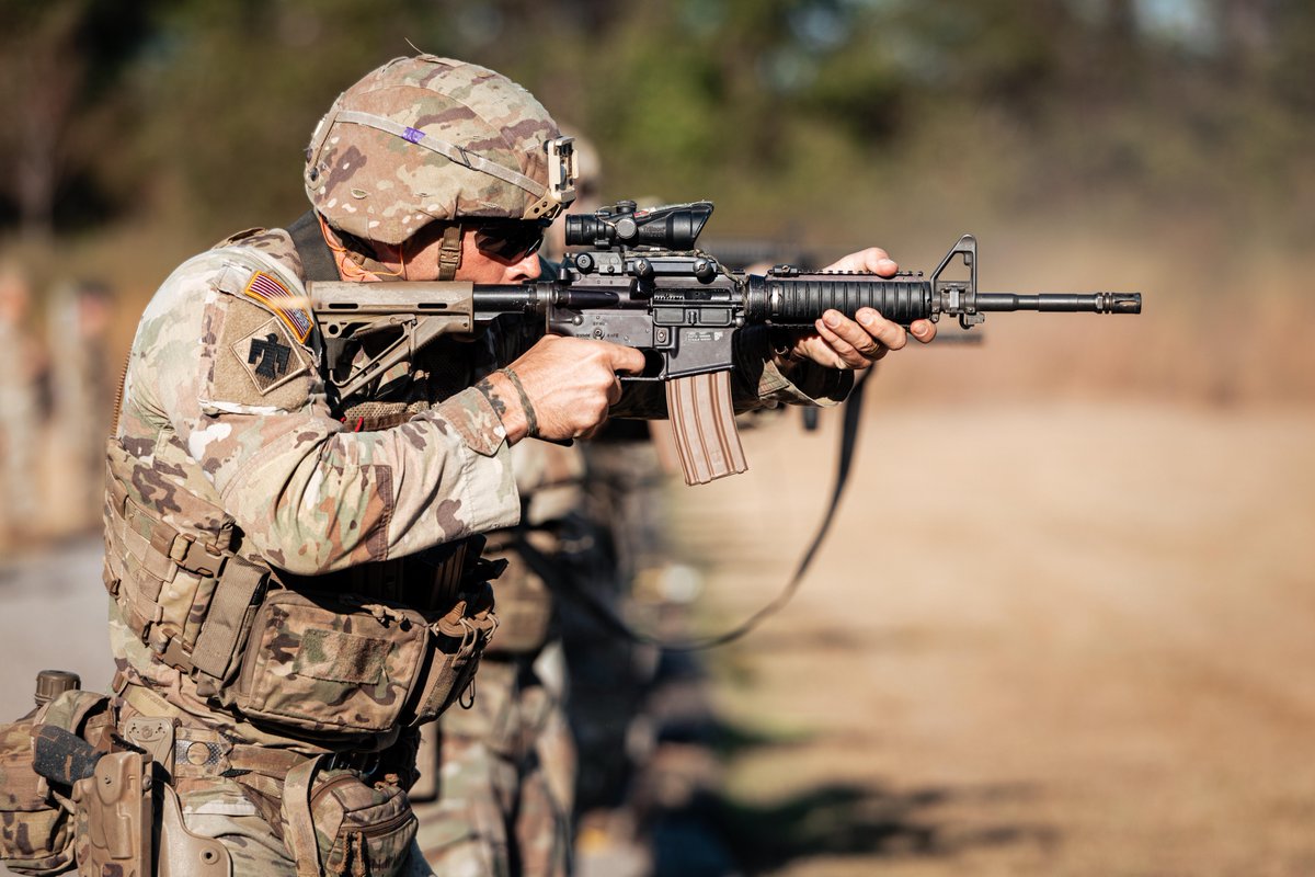 OKGuard's tweet photo. Lethality is built by those willing to test themselves.

The Governor’s 20 brings some of Oklahoma’s most skilled marksmen together to compete, learn and perform under pressure.

Competition drives excellence. See more photos at: https://t.co/ssi22xjbFT https://t.co/2EcWsovmpu