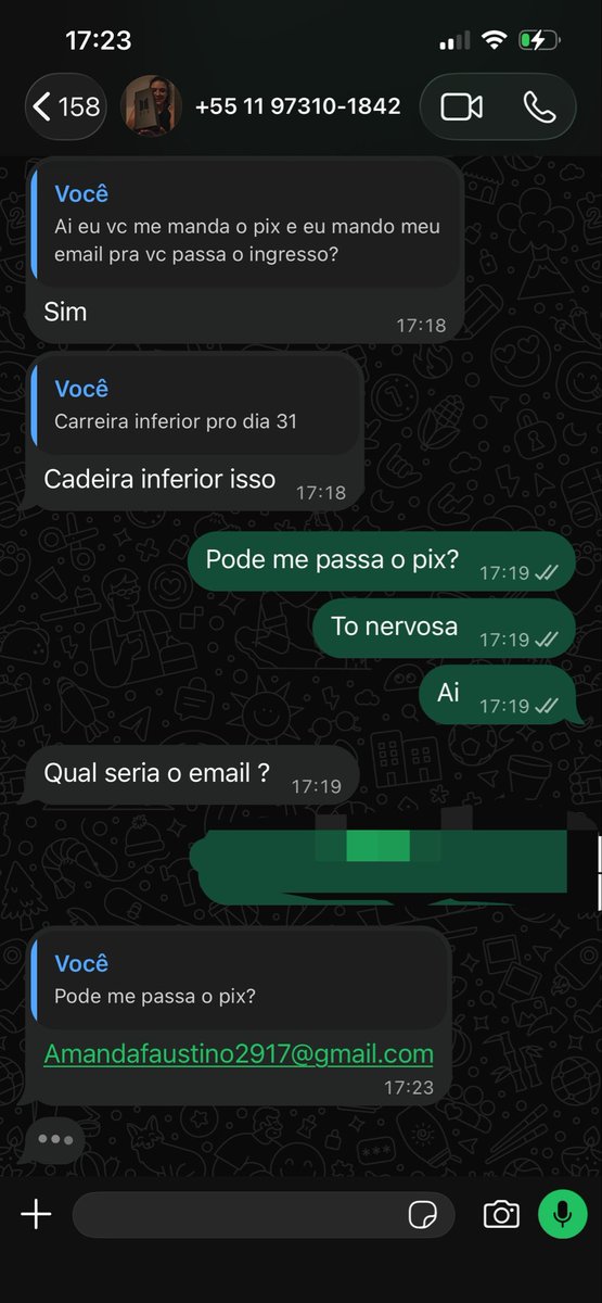 pjmnetuno's tweet photo. Imagina quão mal caráter é sem vergonha vc tem que ser pra brincar com sonho de outra pessoa. Minha amiga tomou um golpe de mais de 700 reais aplicada pela @jkoogtfzx. Não adianta muda o @ e bloqueia a gente!! Vou te acha até no inferno piranha. Expondo aqui: https://t.co/rf6NdF8dmU