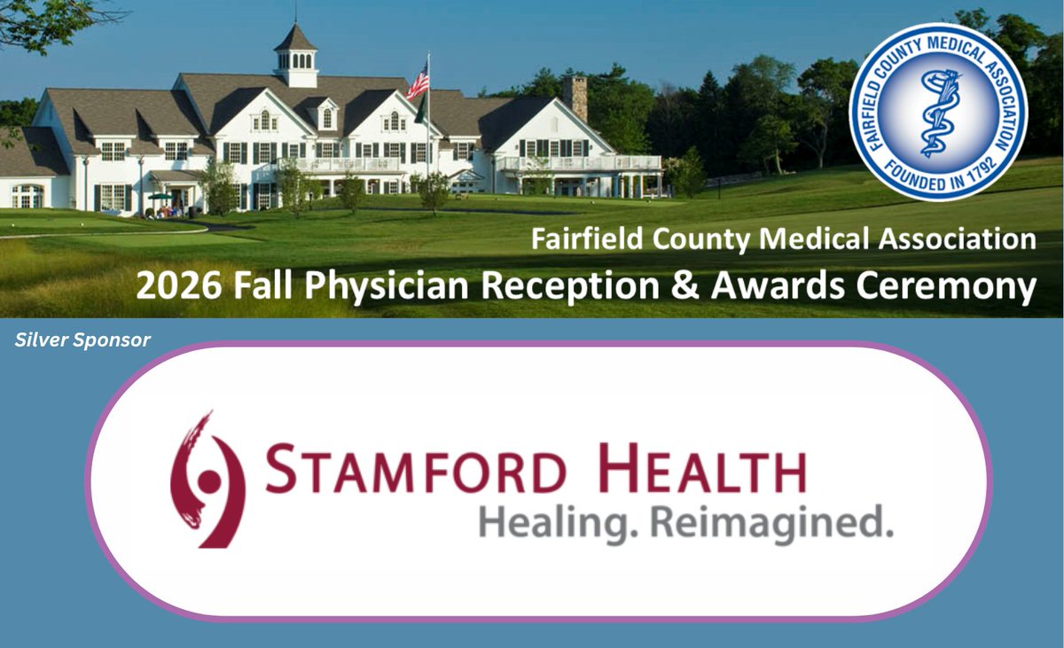 FCMedicalAssn's tweet photo. Thank you to @StamfordHealth for supporting FCMA as a Silver Sponsor of our Fall Physician Reception &amp; Awards Ceremony!

We’re also proud to recognize Dr. Corinne VanBeek, an FCMA member and Stamford Health’s nominee for the 2026 Melville G. Magida, MD Award.

 #StamfordHealth https://t.co/640eNnyqc0
