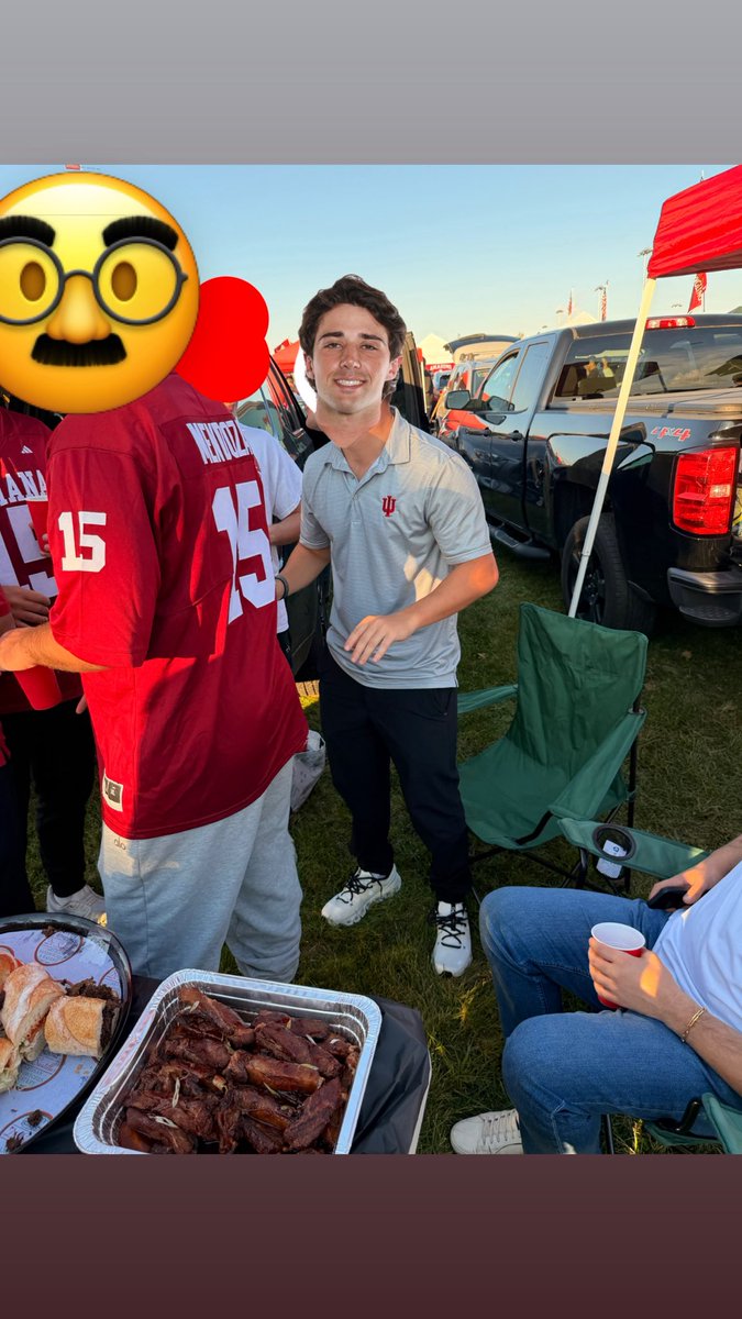 hoosierbecker's tweet photo. My buddy thinks we’re in the SEC https://t.co/2D9pnn25zk
