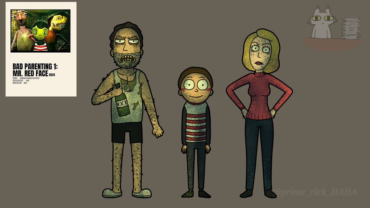 prime_rick_HAHA's tweet photo. ‼️Rick  and  Morty ‼️
 
- Bad Parenting 1 : Mr. Red Face  
  ( my version ) 

#MortyAndrick  #au  #rickAndMorty https://t.co/v3Wyk72q6q