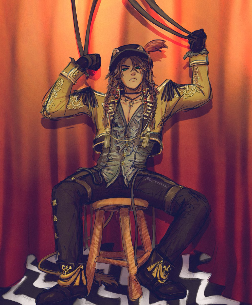 dustyartsy's tweet photo. playful land leona 🎭 https://t.co/ix8aukOBUO