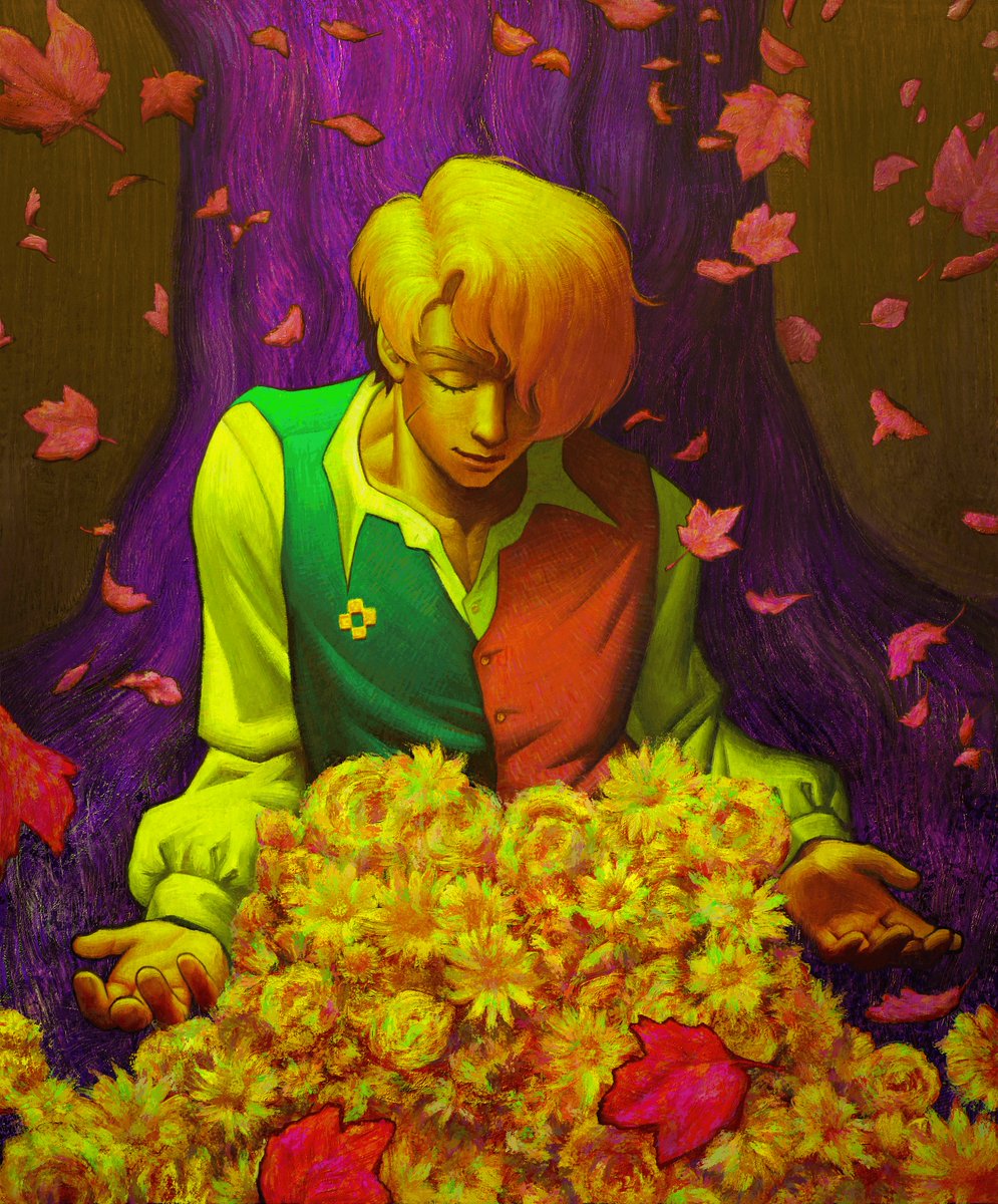 Name_is_Less's tweet photo. Dreamt until he was nothing but golden ashes https://t.co/9udovRUE2u