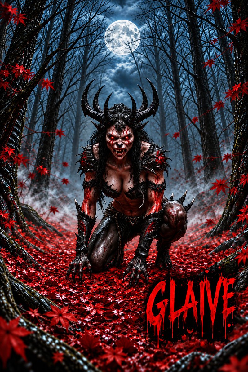 GLAIVE2849's tweet photo. Digital AI Dark Art: Demonic Antlered Huntress 2, Full poster size, 2:3, 24X36, 300ppi, 7200X10800 Pixels, Digital Download available for sale with this Link: https://t.co/SsRBN4FEOo
#Demonic #Huntress https://t.co/hE7FCTs9p5