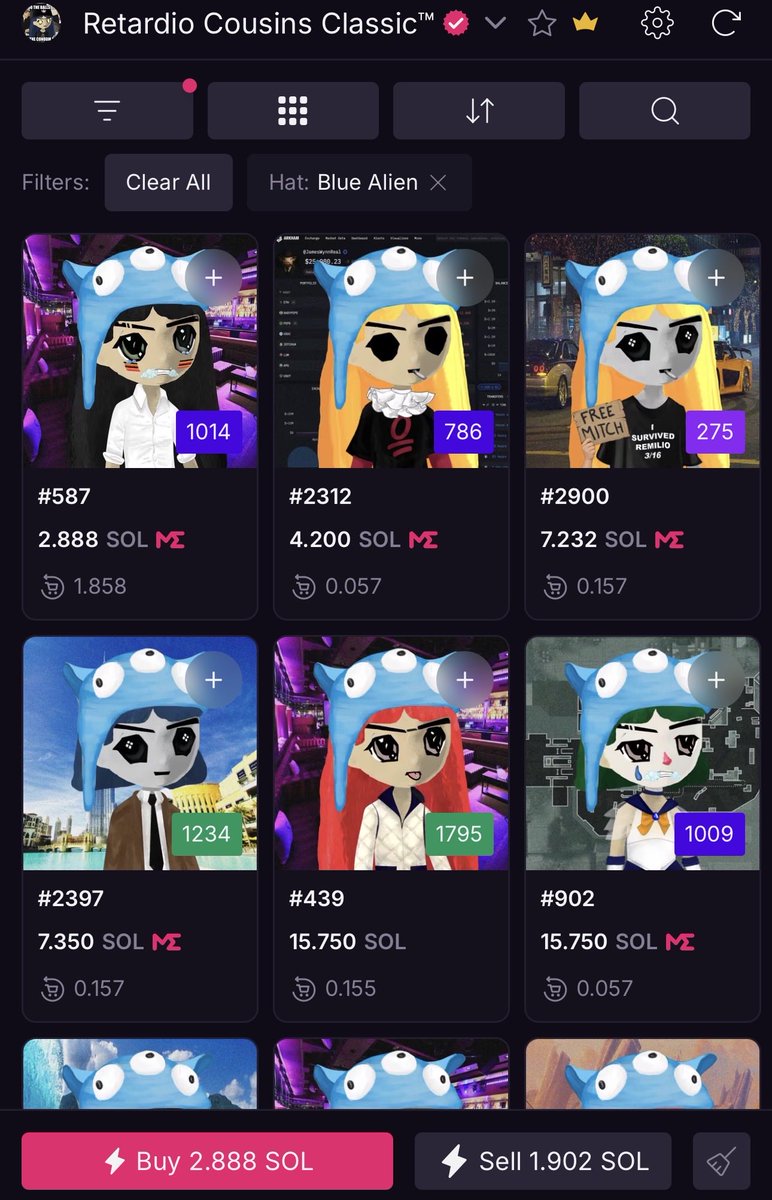 LockTFin888's tweet photo. Blue Alien Hat Retardios are going fast 💨 

Only 6 left 👾

Get em while they’re free retard! 🫵🤡 https://t.co/LfJOKXdHak