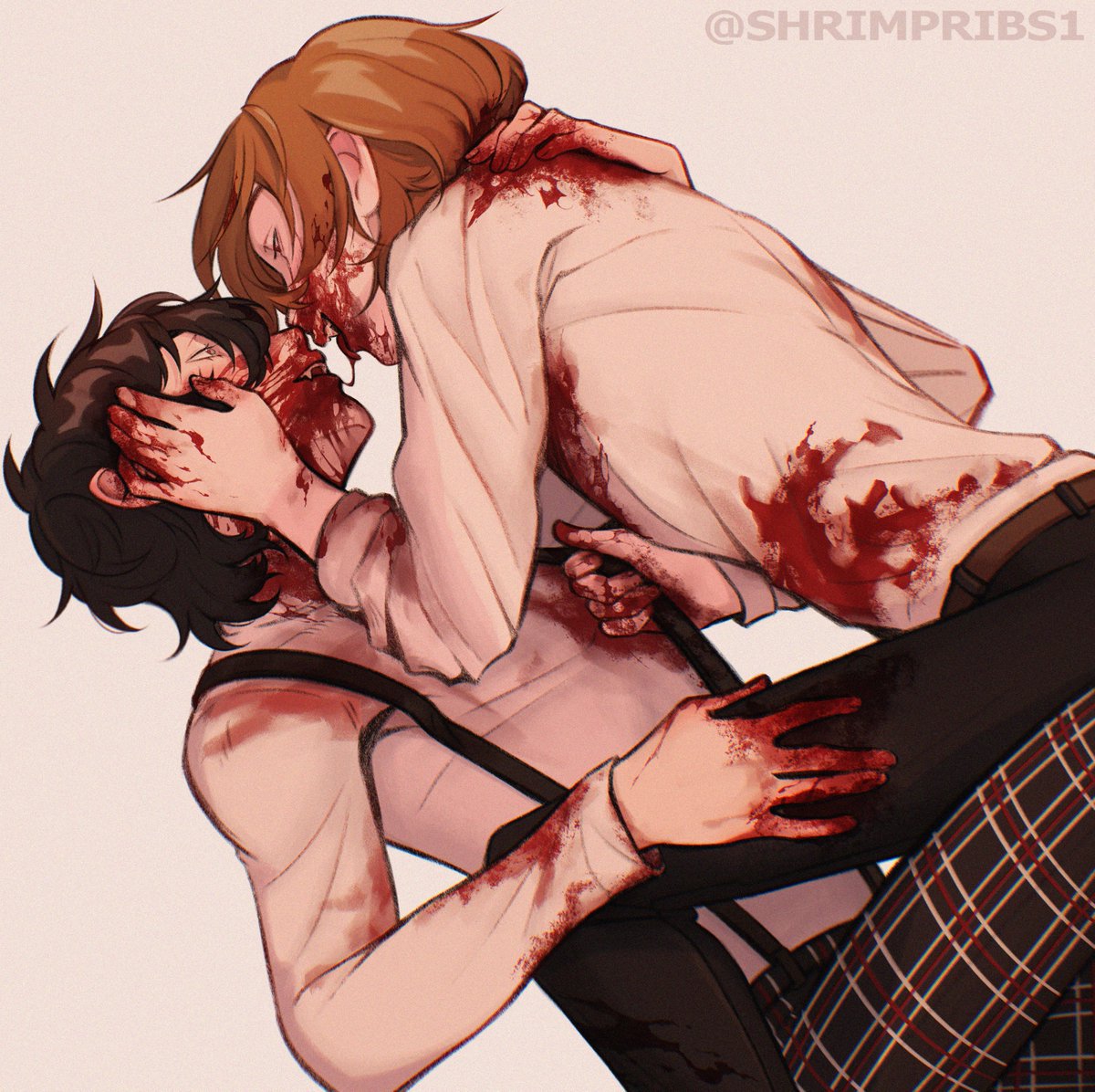 shrimpribs1's tweet photo. cw: blood🩸

freak4freak vampire 'rivals'
#shuake https://t.co/KeB4ZXwi9p