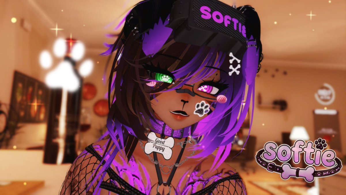 sawfqtie's tweet photo. i love being a silly puppy
🐾💜🥰

#vrchat #vr #vrc #vtuber #anime #oc https://t.co/UiLA36pBNA