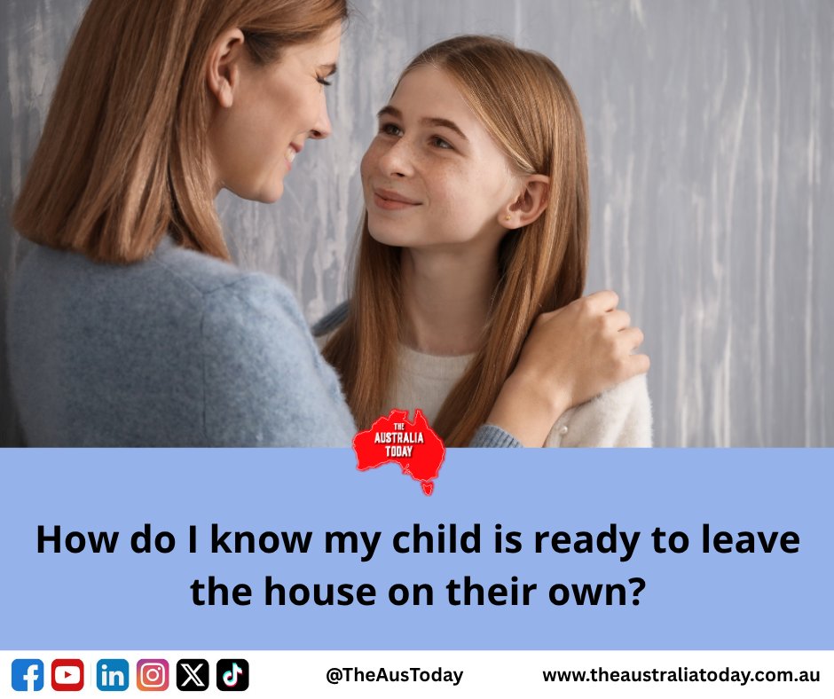 TheAusToday's tweet photo. How do I know my child is ready to leave the house on their own? 

Read more: https://t.co/UQjDU4LX6r

By the time children are around 12 years old, many will begin to ask if they can go out to the local park, playground or shops to spend time with their friends without adult supervision.

#Parenting #ChildSafety #ChildDevelopment #AustralianFamilies #ParentingTips