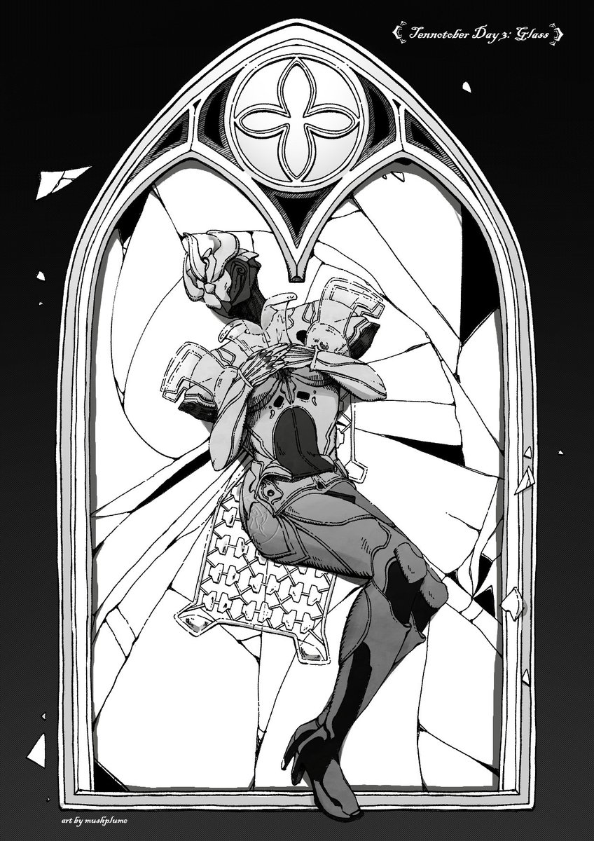 mushplume's tweet photo. Shatter  

#Tennotober2026 #warframefanart #tennocreate
Day 3: Glass https://t.co/p5aSdcpNKc