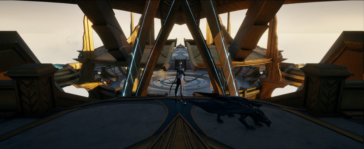 Hoschy_w's tweet photo. During a spacetime rift opening, I decided to see if you could fly up to the Elyos's ship above Verteron in @AION2Official 

Turns out, you can!

Breathtaking views from above the clouds 🔥
#aion2 https://t.co/J0NESKj9Qe