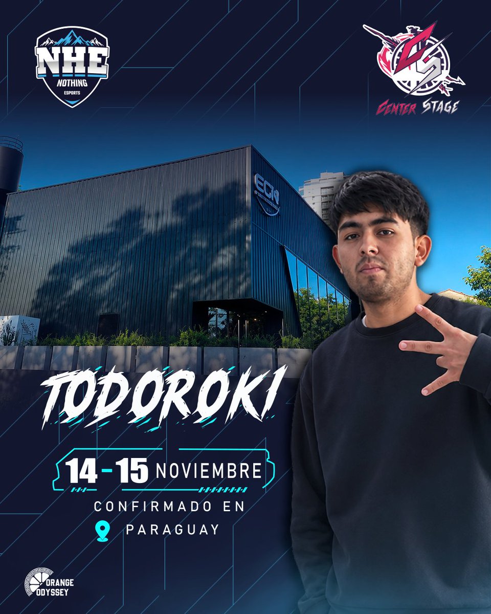 NHE_EsportsCl's tweet photo. 🔥ANUNCIO🔥

Hoy anunciamos que nuestro representante de Super Smash Bros. Ultimate, @Todoroki_SSBU , viajará para competir en Center Stage Paraguay, uno de los torneos más importantes de la escena competitiva paraguaya. 🇵🇾🔥 https://t.co/0ZJhl6UPoC