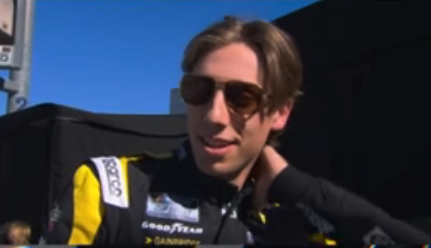 _TaylorKitchen_'s tweet photo. Carson Hocevar got his hair cut and shows it off at Las Vegas. The following is the conversation about it on the qualifying broadcast: 

Carson Hocevar: "My friend likes it."

Shannon Spake: "I think we know who the friend is."

Marty Snider: "No more Farrah Fawcett do, can't make fun of him for the Farrah Fawcett hair anymore

Jeff Burton" "I got my haircut this week . Nobody asked."

Marty Snider: "Well it always looks the same Jeff. No offense."