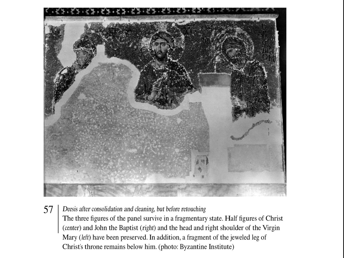 KS1729's tweet photo. on the restoration of the Deësis in the 1930s…

from ‘Mosaics of Hagia Sophia, Istanbul: The Fossati Restoration and the Work of the Byzantine Institute’ by Natalia B. Teteriatnikov https://t.co/eZhcSybKfx