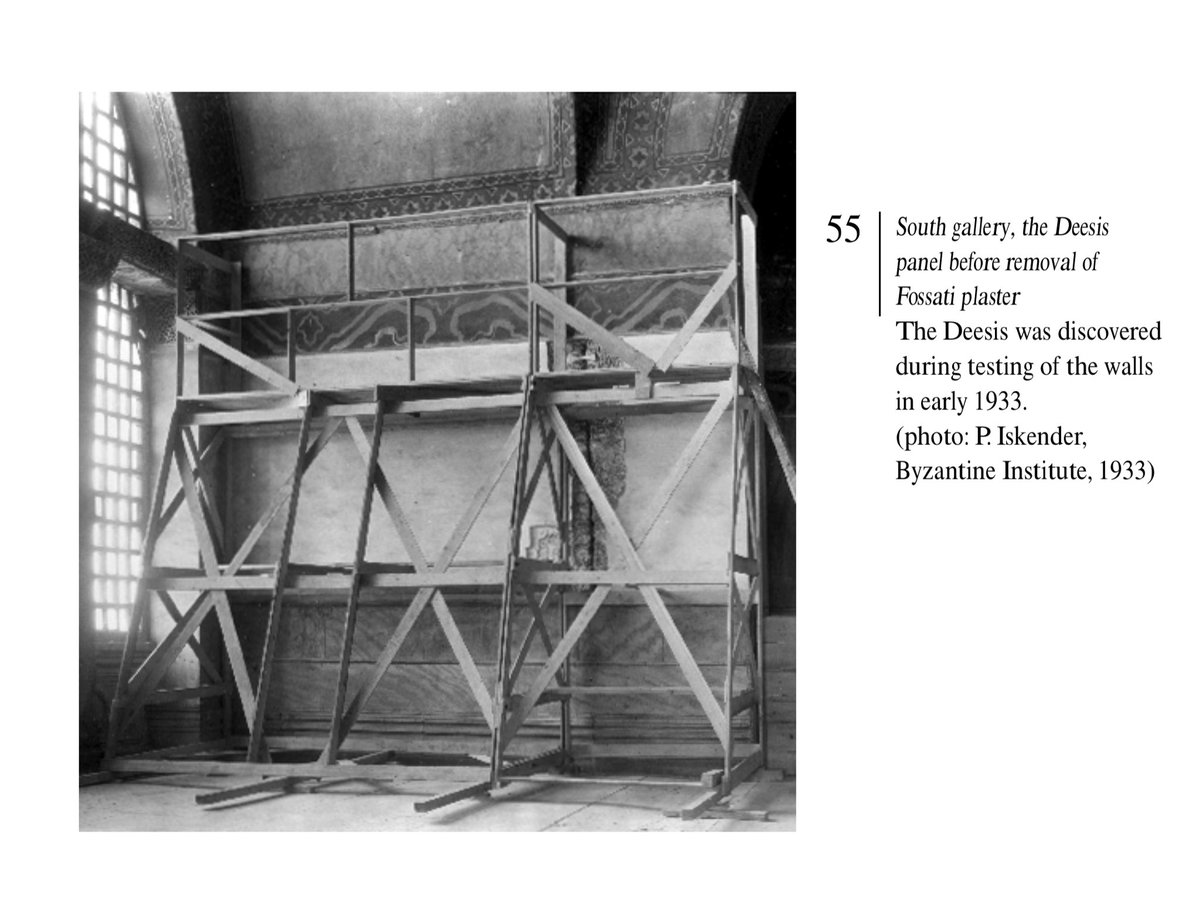 KS1729's tweet photo. on the restoration of the Deësis in the 1930s…

from ‘Mosaics of Hagia Sophia, Istanbul: The Fossati Restoration and the Work of the Byzantine Institute’ by Natalia B. Teteriatnikov https://t.co/eZhcSybKfx