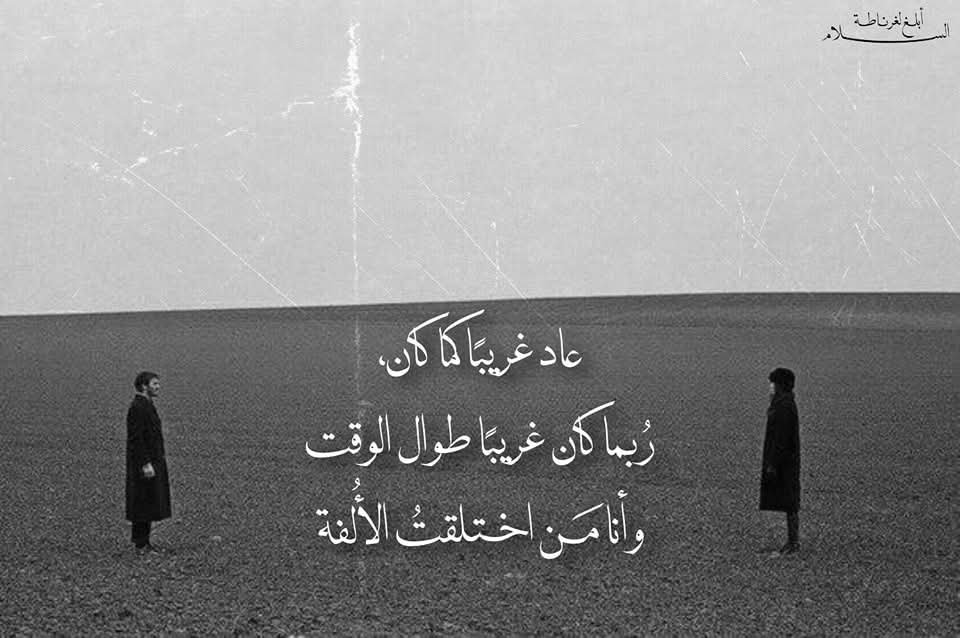 ranidash_'s tweet photo. عاد غريبًا كما كان،
رُبما كان غريبًا طوال الوقت
وأنا مَن اختلقتُ الأُلفة. https://t.co/FUCEwPYWvI