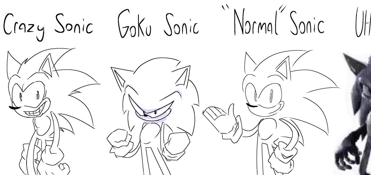SydButGreen's tweet photo. which hypothetical antagonist Sonic do you guys prefer https://t.co/LLnuHLFpgm