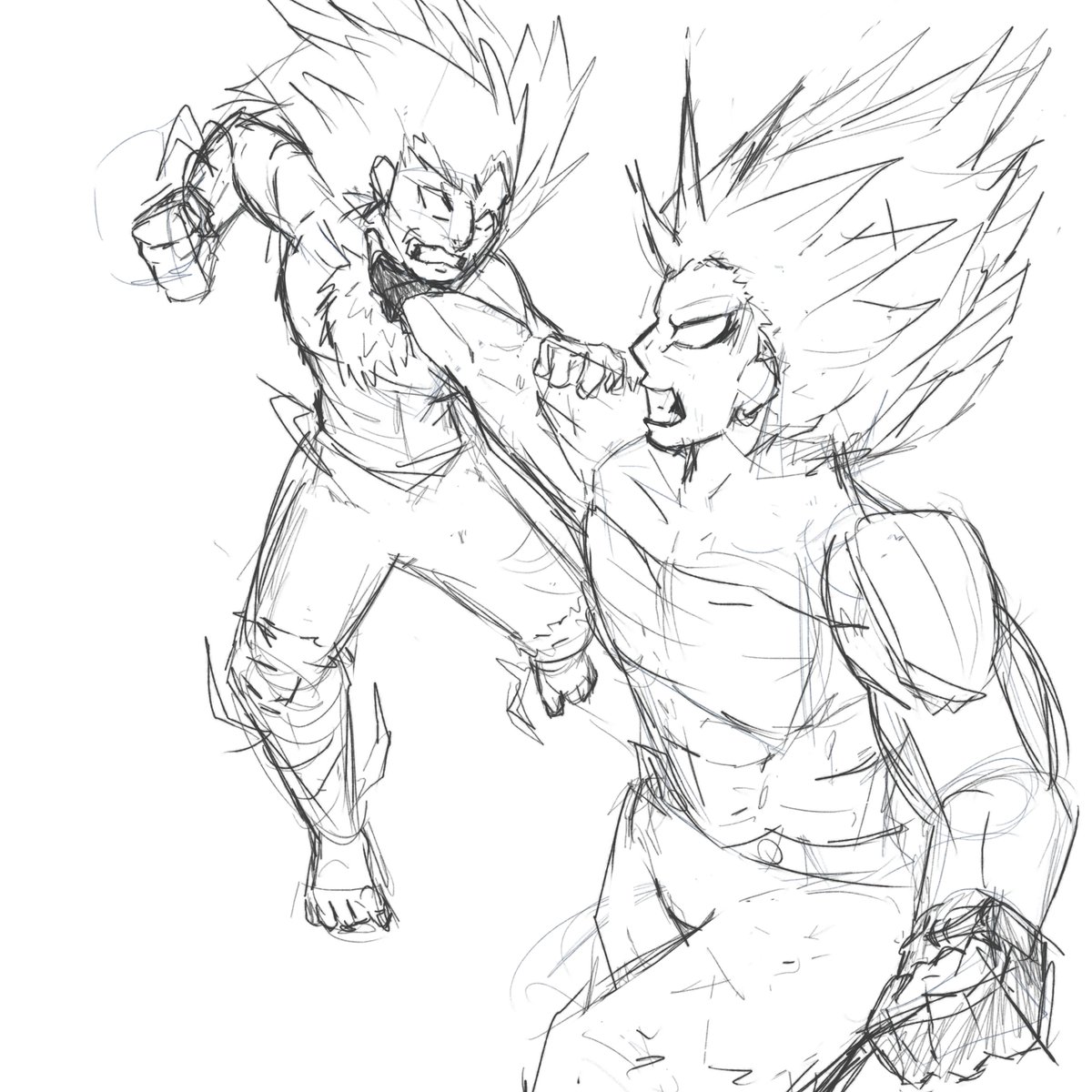 SHOW_GAMI's tweet photo. Andoroid 13 vs blanka 

inktober dia 3

#dragonball #drawing #Streetfighter #digitalart https://t.co/aIRJfVQS97